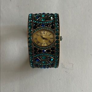 Heidi Daus Ornate Cuff Watch